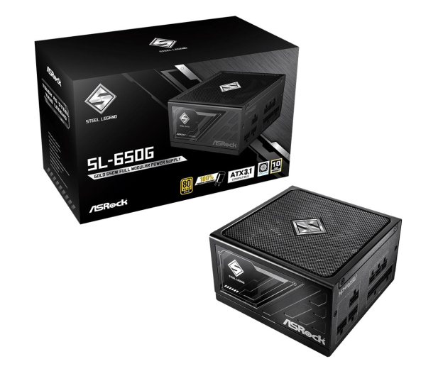 ASROCK Steel Legend 650W 80 Plus Gold - 1318557 - zdjęcie